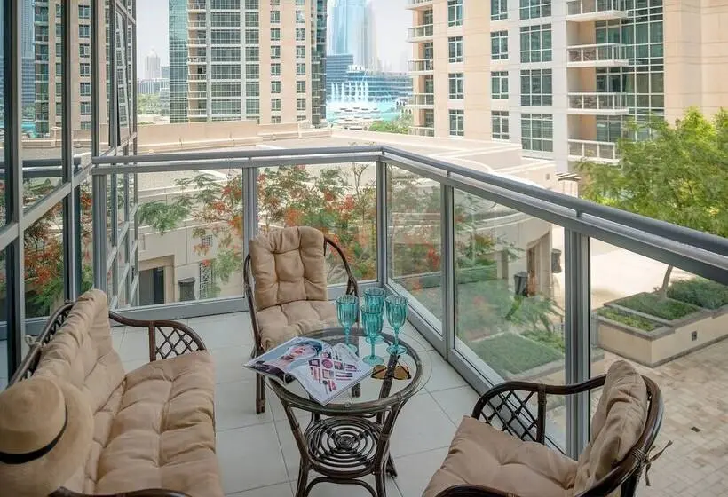 آپارتمان 4 خوابه, Dream Inn Apartments Burj Residences Burj Khalifa View
