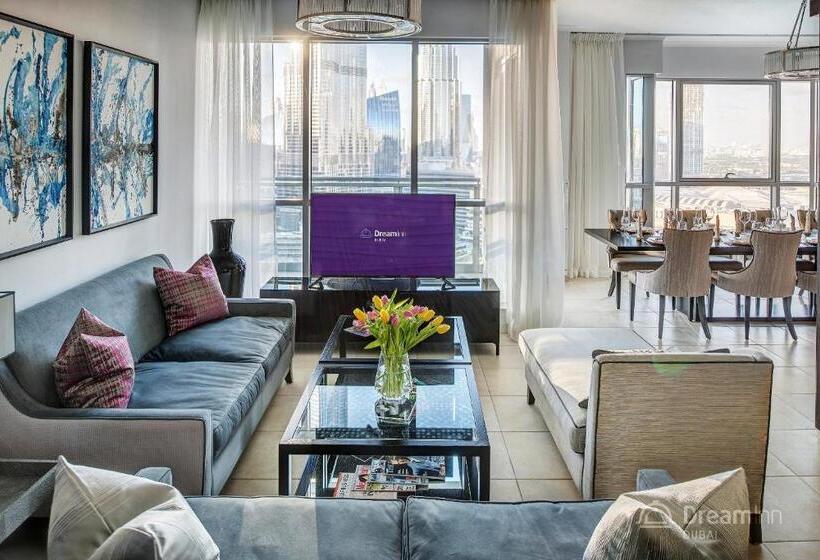آپارتمان 1 خوابه, Dream Inn Apartments   Burj Residences Burj Khalifa View