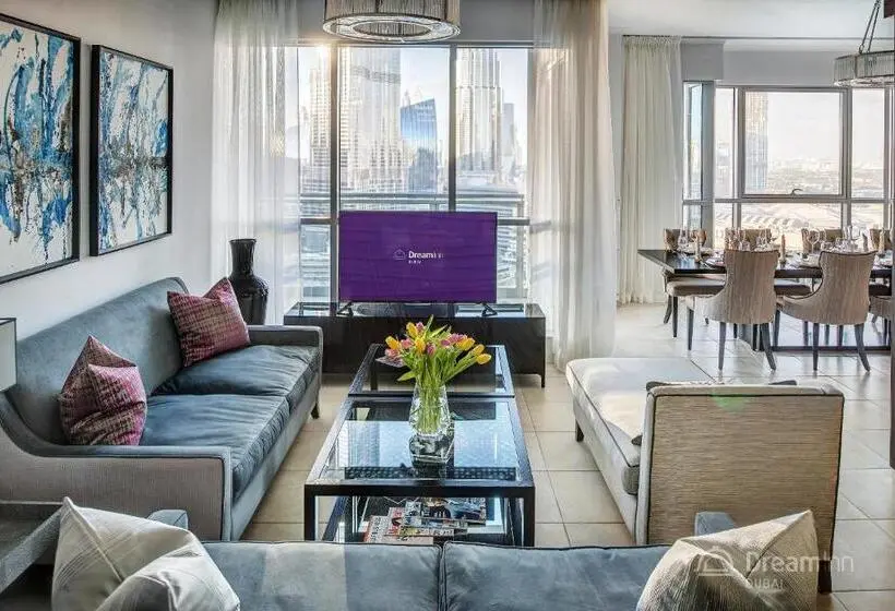 آپارتمان 1 خوابه, Dream Inn Apartments Burj Residences Burj Khalifa View
