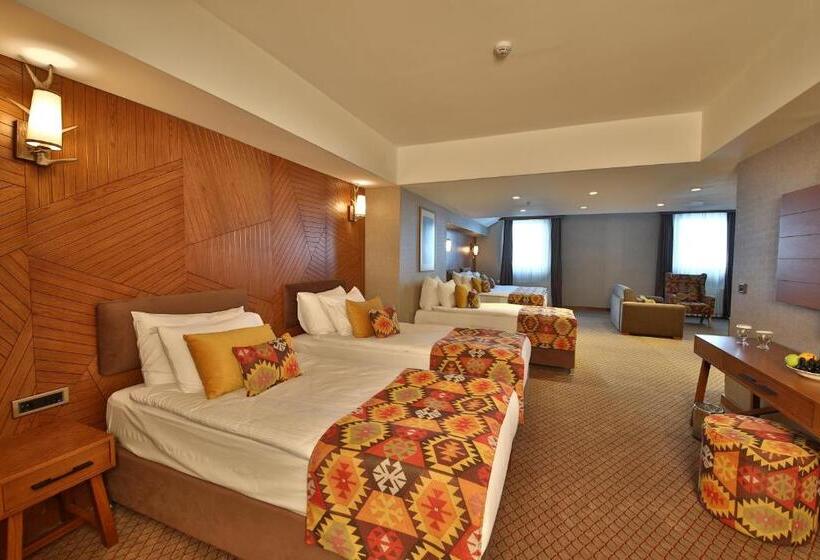 اتاق سوپریور چهار تخته, Bof Hotels Uludağ Ski & Luxury Resort All Inclusive