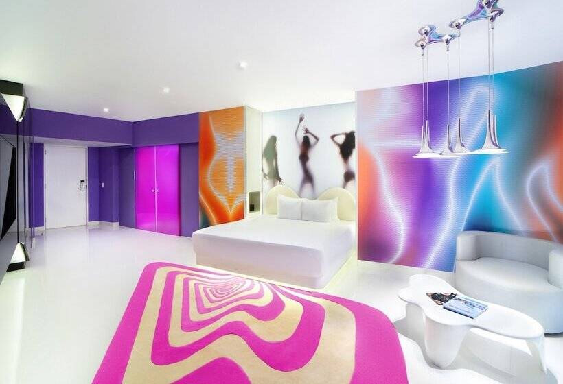 스탠다드 룸 바다 전망, Temptation At The Tower Cancún Resort   All Inclusive   Adults Only