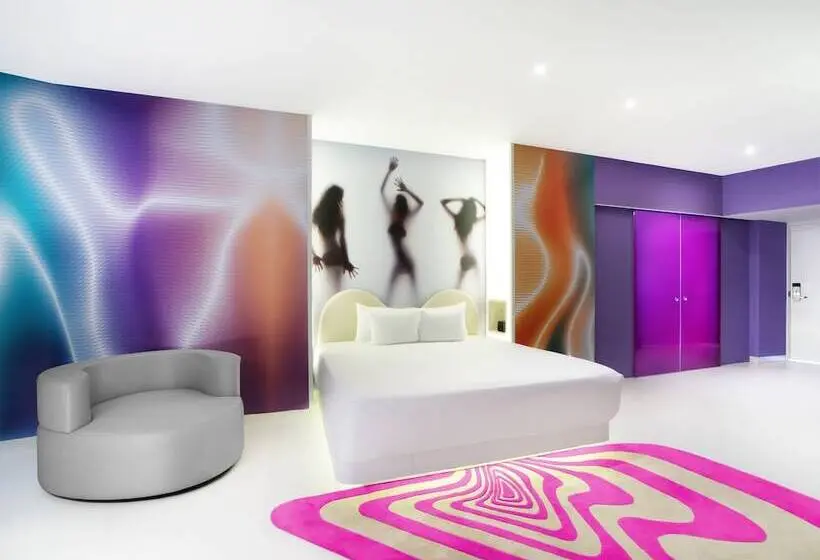 オーシャンビュースタンダードルーム, Temptation At The Tower Cancún Resort   All Inclusive   Adults Only