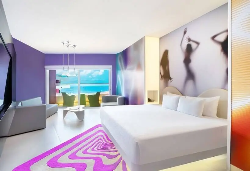 オーシャンビュースタンダードルーム, Temptation At The Tower Cancún Resort   All Inclusive   Adults Only