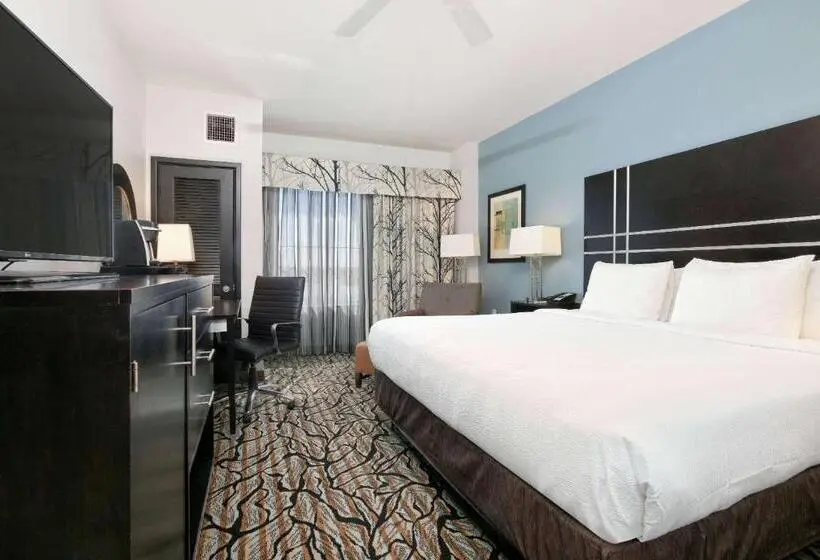 身障者適用キングサイズベッドルーム, La Quinta Inn & Suites By Wyndham Lubbock Southwest