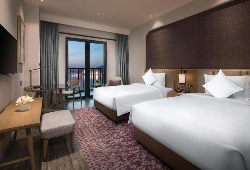 Pokój Deluxe Widok Morze, Crowne Plaza Qingdaoorientalmoviemetropolis, An Ihg