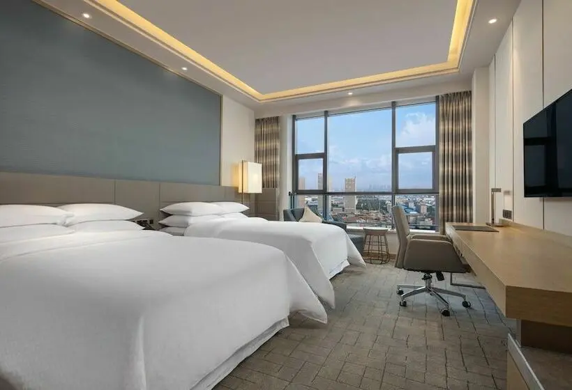 2ダブルベッドのスタンダードルーム, Four Points By Sheraton Hefei, Baohe