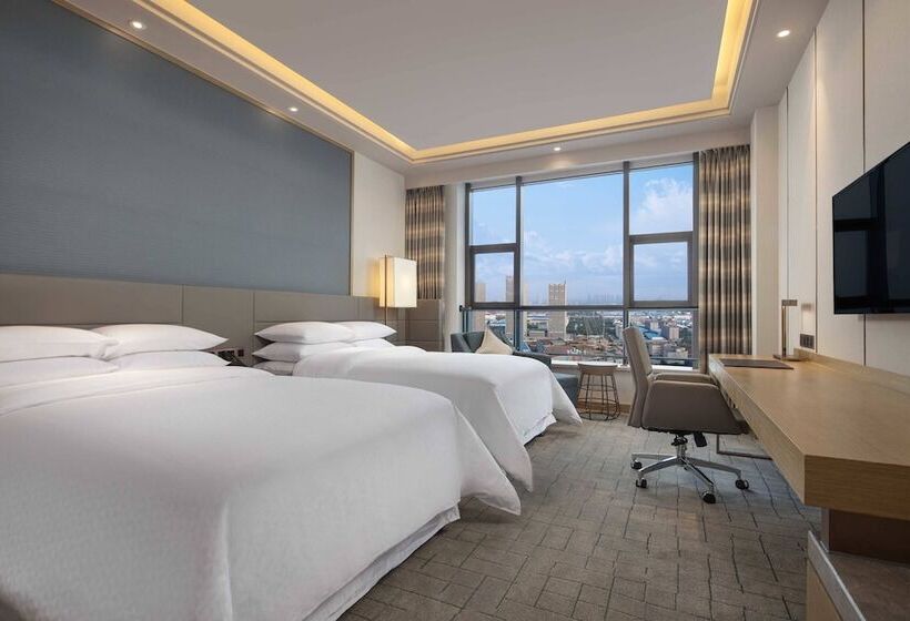 Номер Стандарт 2 Двуспальные Кровати, Four Points By Sheraton Hefei, Baohe