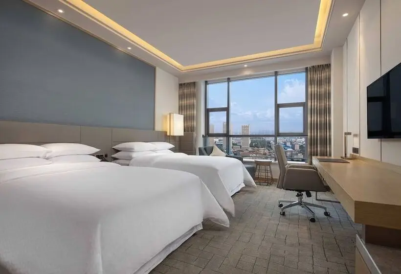 2ダブルベッドのスタンダードルーム, Four Points By Sheraton Hefei, Baohe
