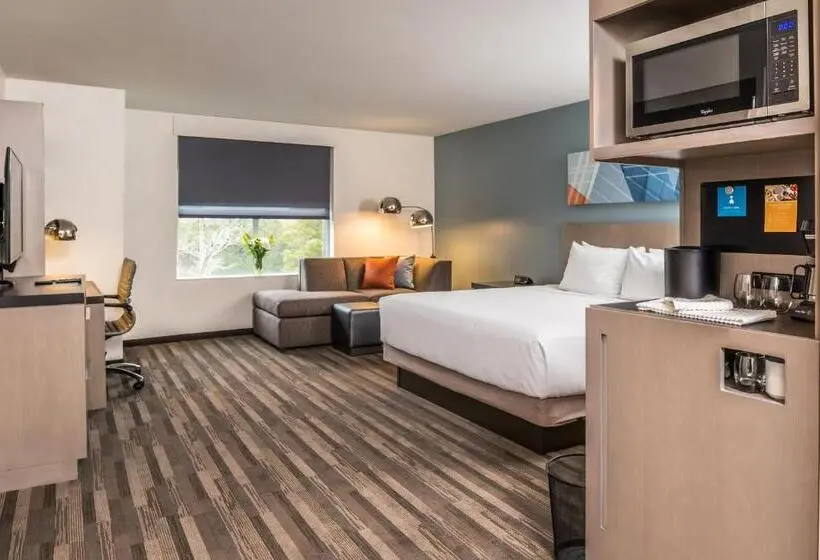 キングサイズベッドのスタンダードルーム, Hyatt House Raleigh/rdu/brier Creek