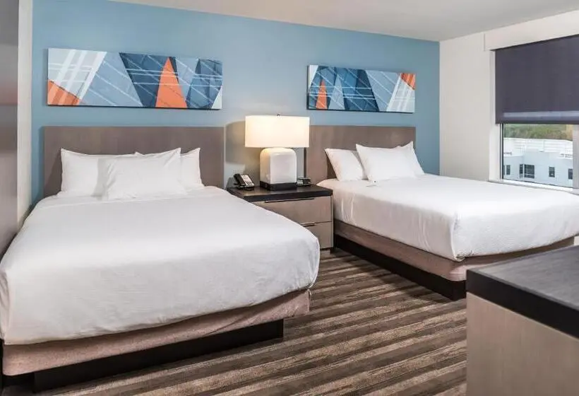 クイーンサイズベッドのスタンダードルーム, Hyatt House Raleigh/rdu/brier Creek