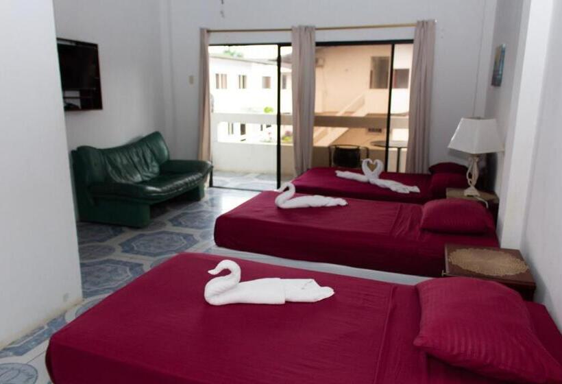 اتاق استاندارد چهار تخته, Hostería El Paraíso