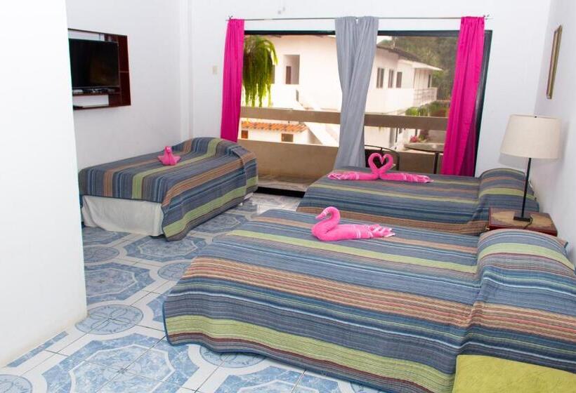 اتاق استاندارد چهار تخته, Hostería El Paraíso