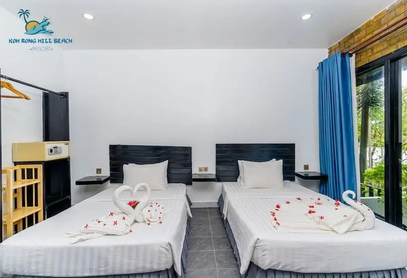 اتاق لوکس با چشم‌انداز دریا, Koh Rong Hill Beach Resort