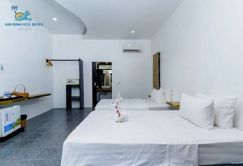 اتاق لوکس با چشم‌انداز باغ, Koh Rong Hill Beach Resort
