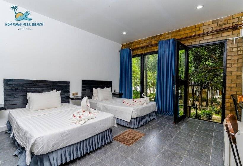 디럭스 룸 가든 전망, Koh Rong Hill Beach Resort