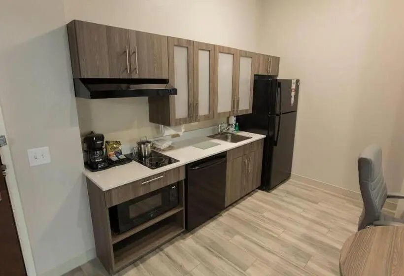 身障者適用キングサイズベッドルーム, Candlewood Suites Mcdonough, An Ihg