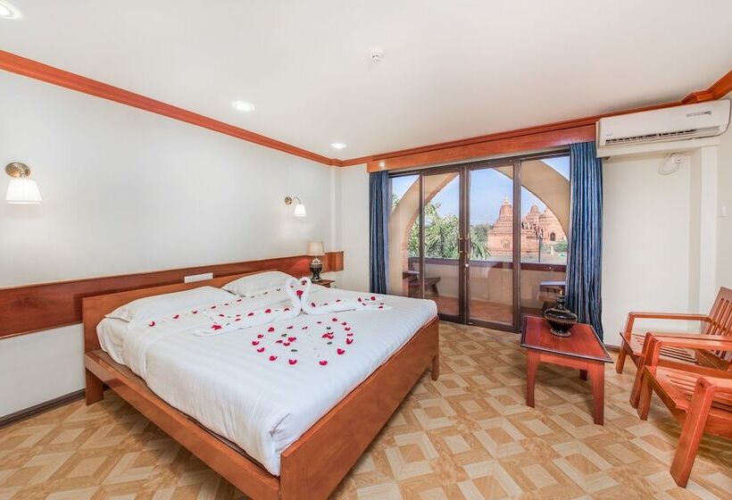 اتاق لوکس با چشم‌انداز, Temple View Bagan