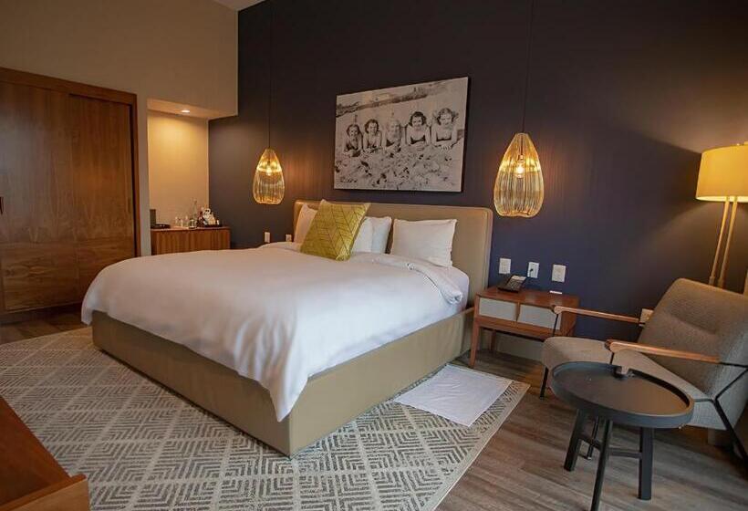 带大床的高级房间, Torre Lucerna Hotel Ensenada