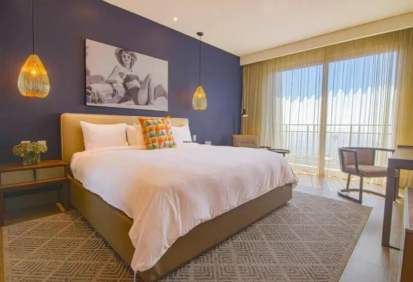 Deluxe-huone King-vuode, Torre Lucerna Hotel Ensenada