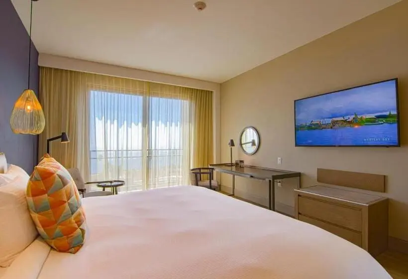 Deluxe-huone King-vuode, Torre Lucerna Hotel Ensenada