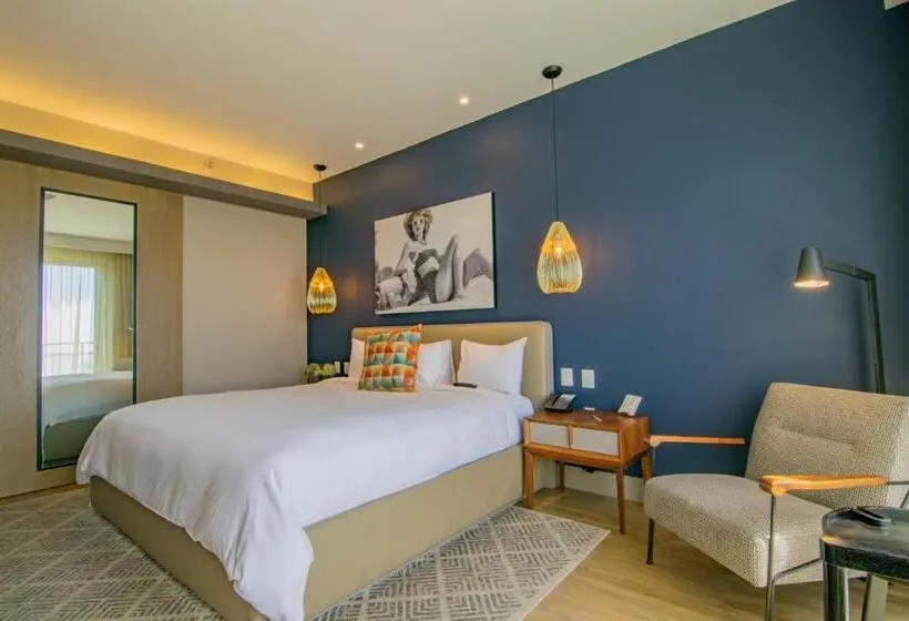 Deluxe-huone King-vuode, Torre Lucerna Hotel Ensenada