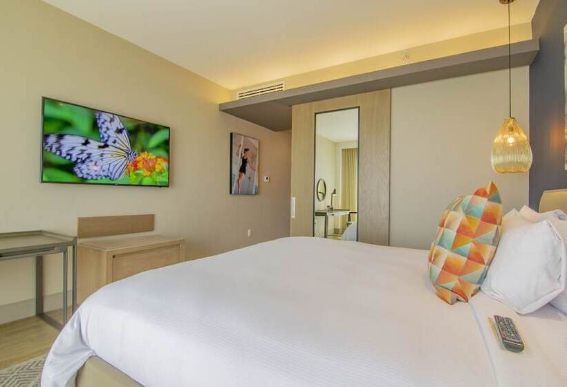 带大床的豪华间, Torre Lucerna Hotel Ensenada