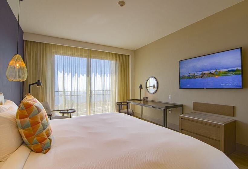 带大床的豪华间, Torre Lucerna Hotel Ensenada