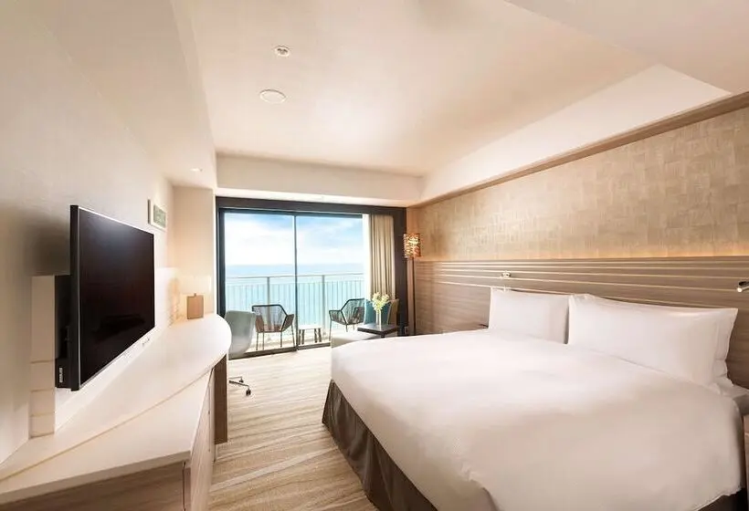 Standard-huone Parivuode Merinäkymä, Doubletree By Hilton Okinawa Chatan Resort