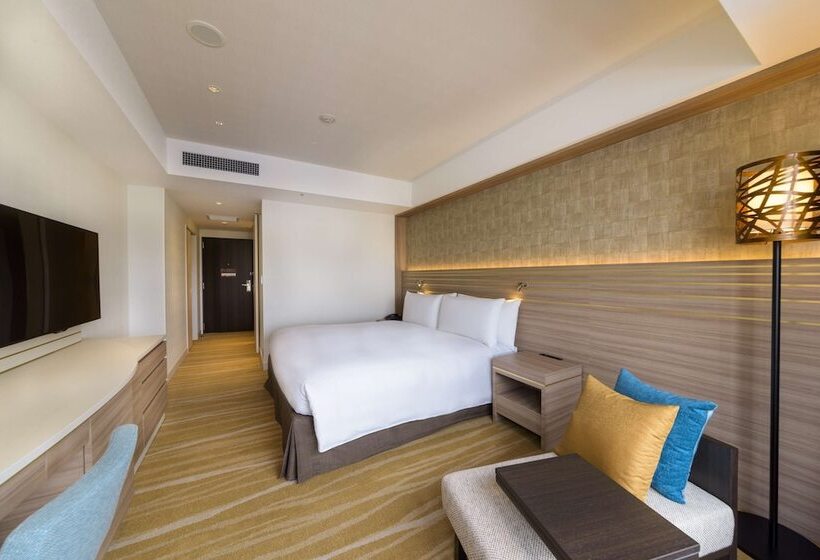 Номер Стандарт Двуспальная Кровать Вид на Море, Doubletree By Hilton Okinawa Chatan Resort