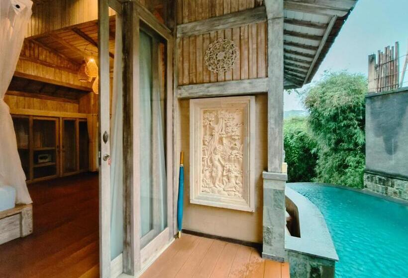 וילה דלוקס חדר שינה 1, The Iyang Ubud