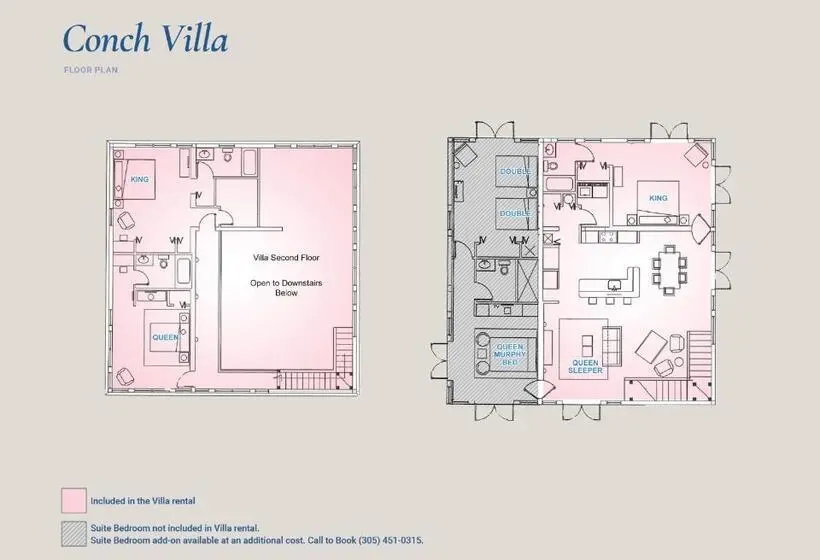 スリーベッドルーム ヴィラ, Dolphin Point Villas