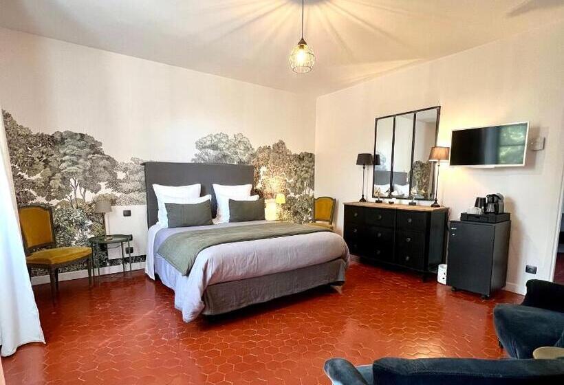 Comfort room with garden view, Mas Château Blanc