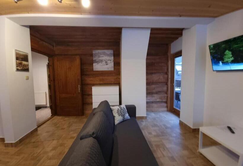 Апартаменты 1 Спальня с Террасой, Willa Antałówka