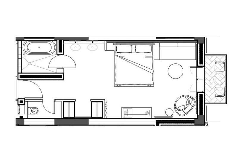 シングルデラックスルーム, Mykonos Riviera Hotel & Spa, A Member Of Small Luxury Hotels Of The World