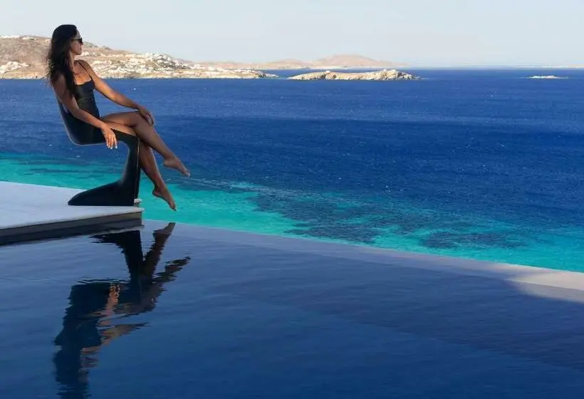 Villa 1 Makuuhuone, Mykonos Riviera Hotel & Spa, A Member Of Small Luxury Hotels Of The World