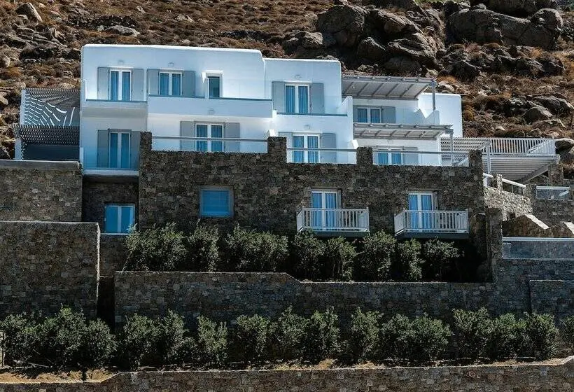 Villa 1 Makuuhuone, Mykonos Riviera Hotel & Spa, A Member Of Small Luxury Hotels Of The World
