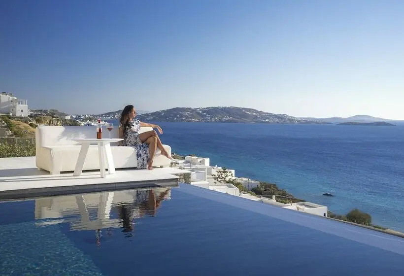 Villa 1 Makuuhuone, Mykonos Riviera Hotel & Spa, A Member Of Small Luxury Hotels Of The World