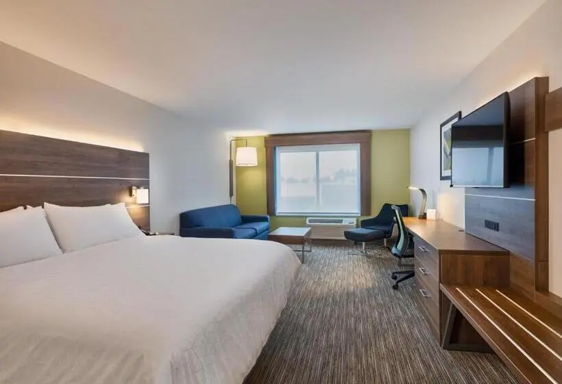 キングサイズベッドのスイートルーム, Holiday Inn Express & Suites Salem North   Keizer, An Ihg