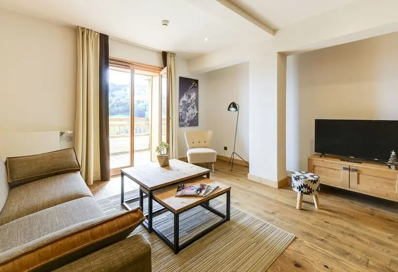 1ベッドルームのスーペリアアパートメント, Terresens Les Fermes Du Mont Blanc