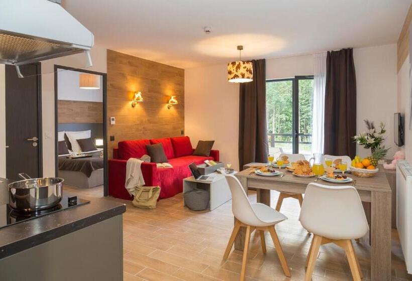 带1个卧室的公寓, Residence Prestige Odalys Isatis