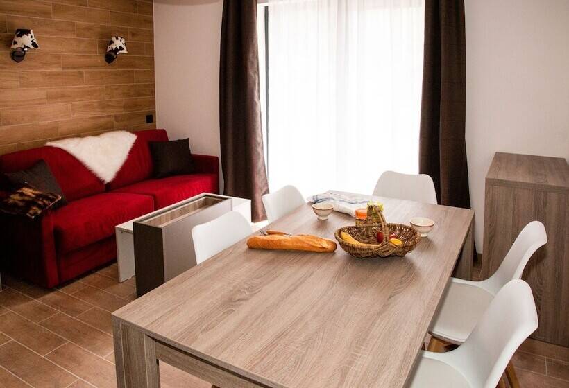 带2个卧室的公寓, Residence Prestige Odalys Isatis