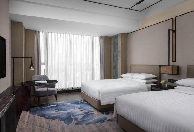 Номер Стандарт 2 Двуспальные Кровати, Marriott Nanjing South