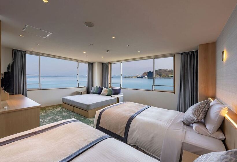 带观景的豪华间, Kamenoi Hotel Hikone