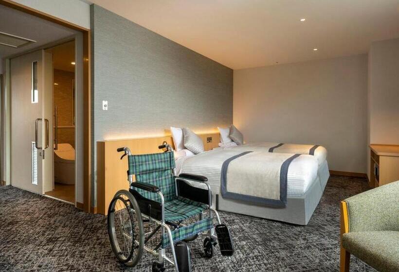 适合残疾人使用的标准间, Kamenoi Hotel Hikone