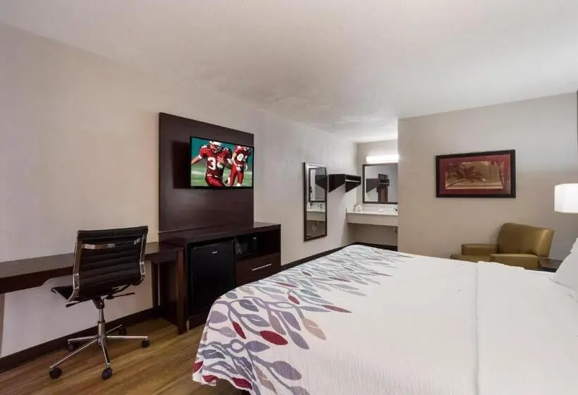 キングサイズベッドのデラックスルーム, Red Roof Inn Columbia, Sc Airport