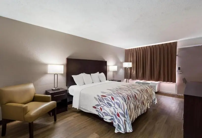 キングサイズベッドのスーペリアルーム, Red Roof Inn Columbia, Sc Airport