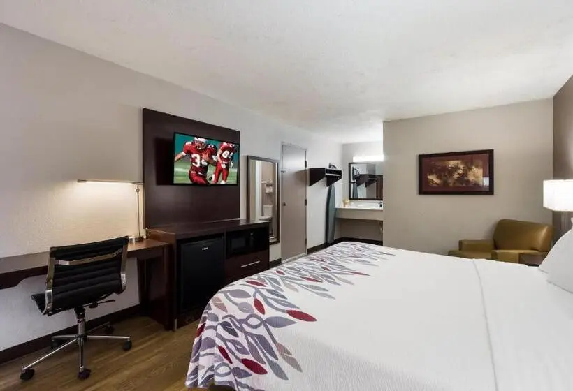 キングサイズベッドのスーペリアルーム, Red Roof Inn Columbia, Sc Airport