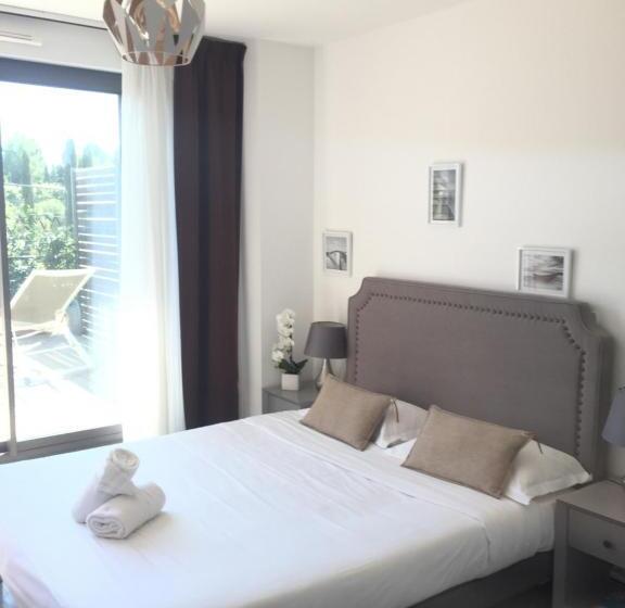 テラス付きスタンダードワンルーム, Les Terrasses D Aix Studio Avec Grande Terrasse Privée