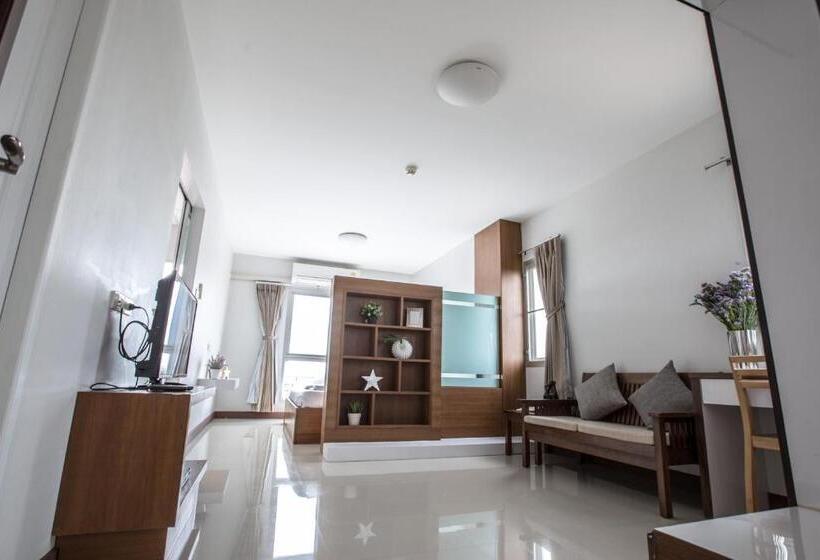 جناح مزوَّد بشرفة, Central Place Serviced Apartment 1