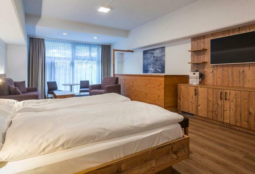 Трехместный Номер Стандарт с Видом, Zermatt Budget Rooms
